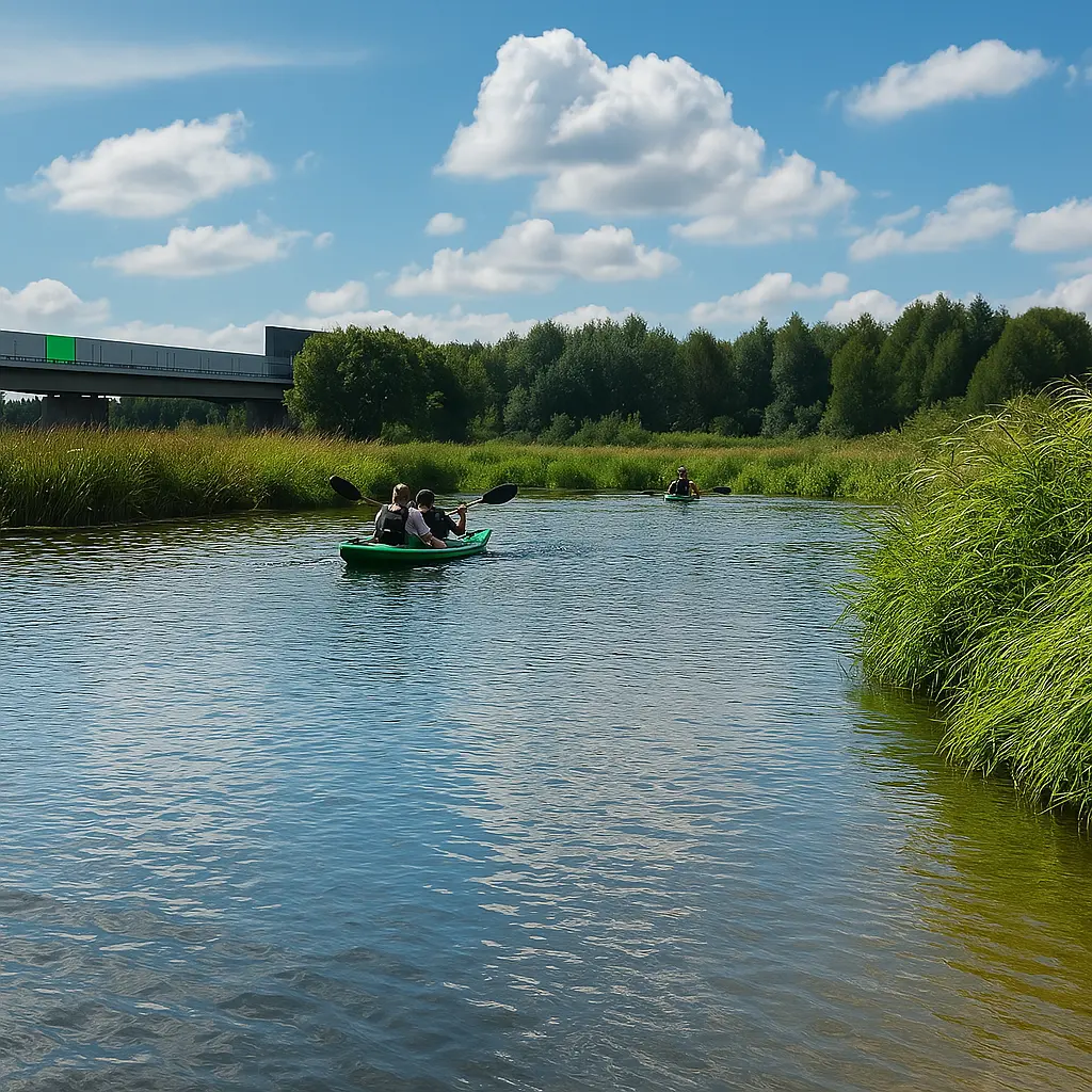 Trasa kajakowa Tokarnia – Sobków — spływ Nidą